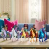 Spin Master Unicorn Academy Wildstar unicorn figure 11 inch with translucent saddle and bridle, multicolour, plastic, for ages 4+