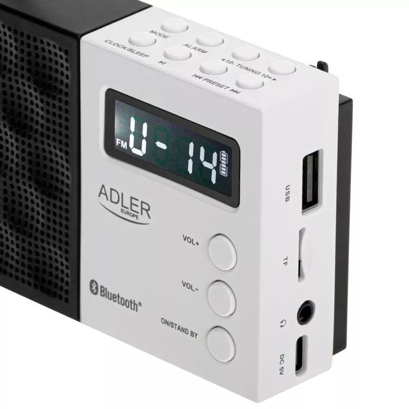 Digital radio Adler AD 1908 PLL AM/FM with alarm function