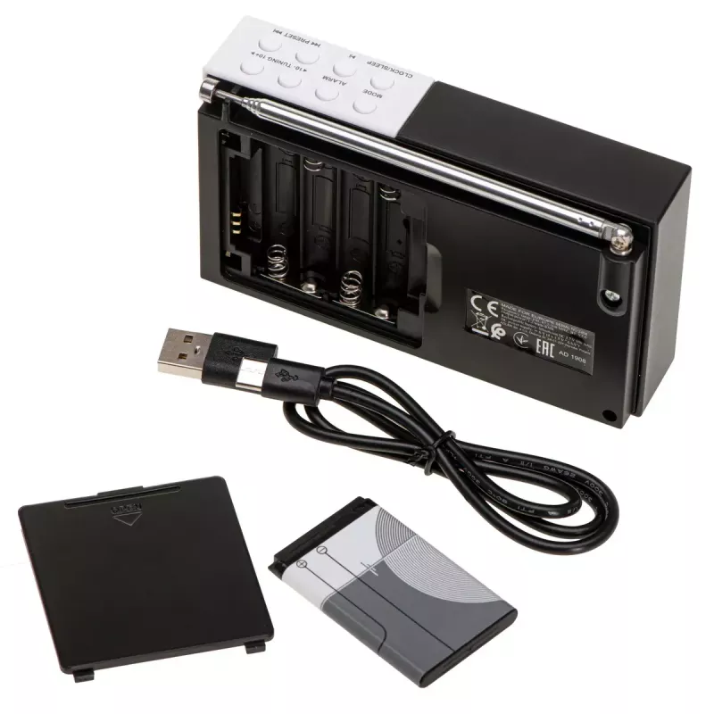 Digital radio Adler AD 1908 PLL AM/FM with alarm function