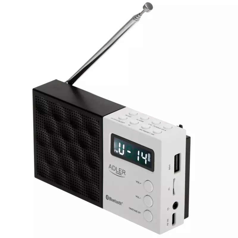 Digital radio Adler AD 1908 PLL AM/FM with alarm function