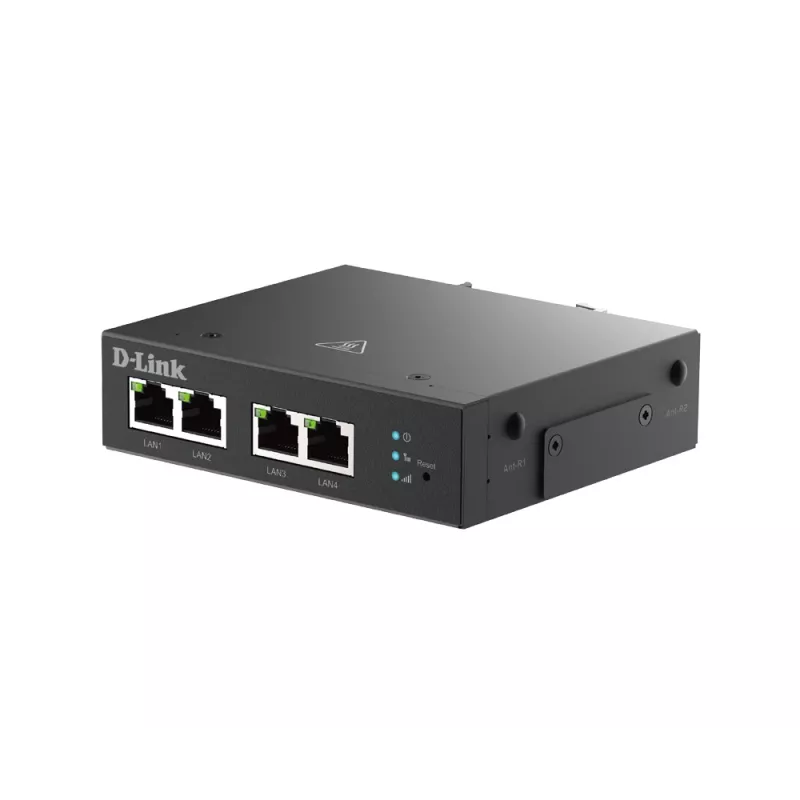 Cellular network router D-Link DWM-314-T 4G LTE VPN Black DIN-rail