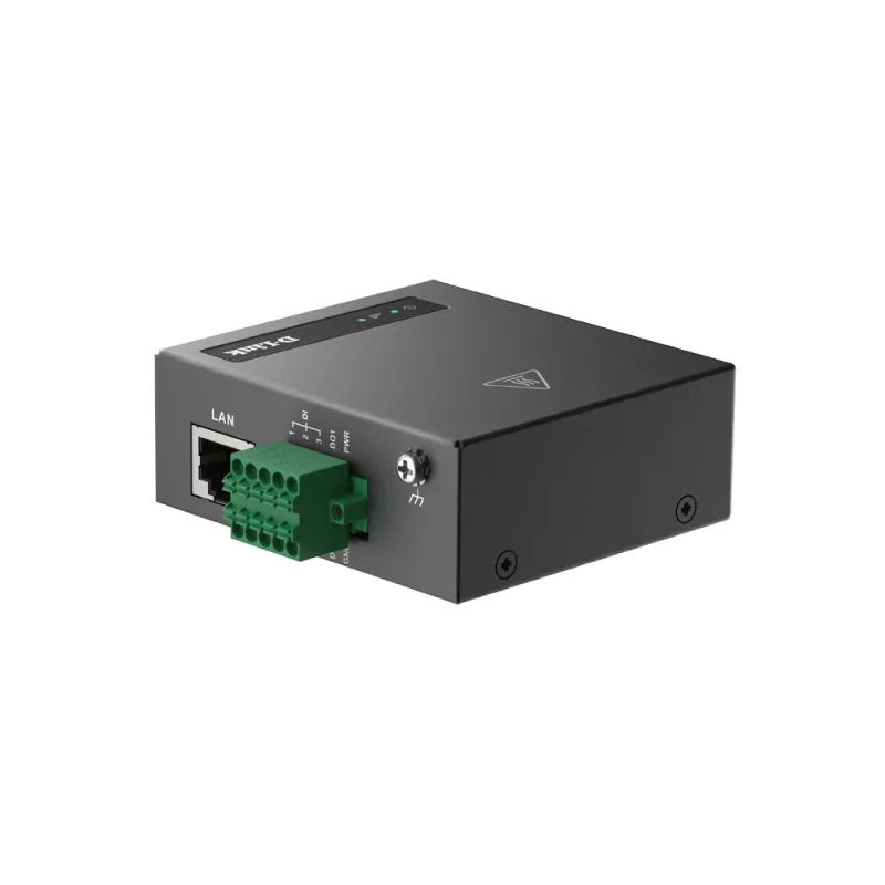 D-Link 4G LTE IIoT RTU, Cellular network router, Black, Fast Ethernet, 10,100 Mbit/s, LTE, External