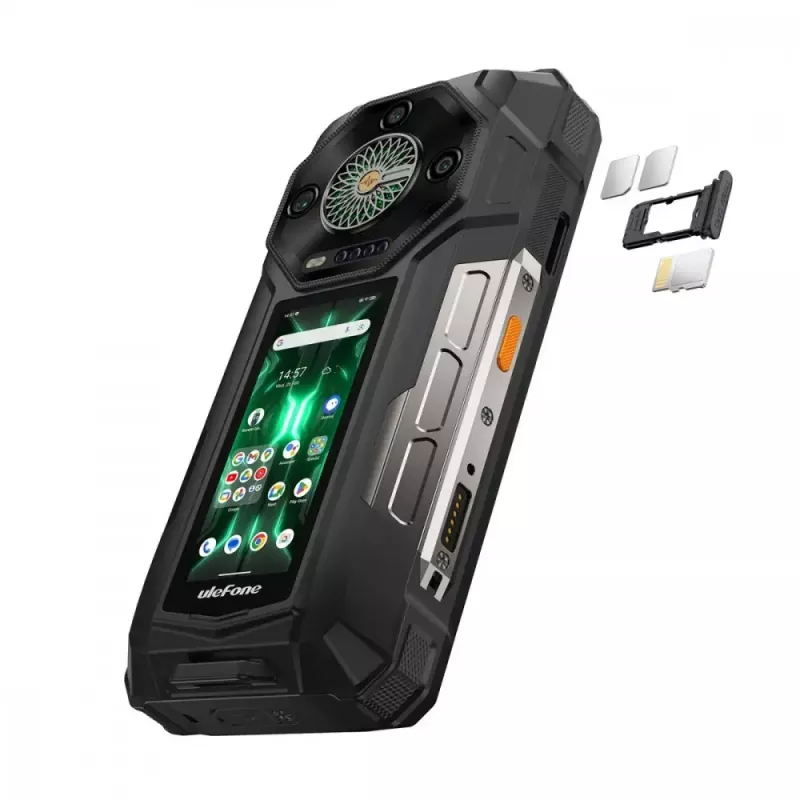 Smartphone UleFone Armor 33 Pro 5G 6.3 inch 16GB/512GB Black, Energy Class A