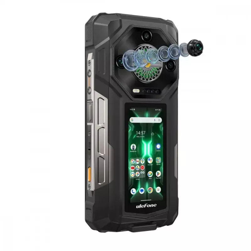 Smartphone UleFone Armor 33 Pro 5G 6.3 inch 16GB/512GB Black, Energy Class A