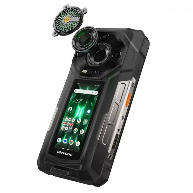 Smartphone UleFone Armor 33 Pro 5G 6.3 inch 16GB/512GB Black, Energy Class A