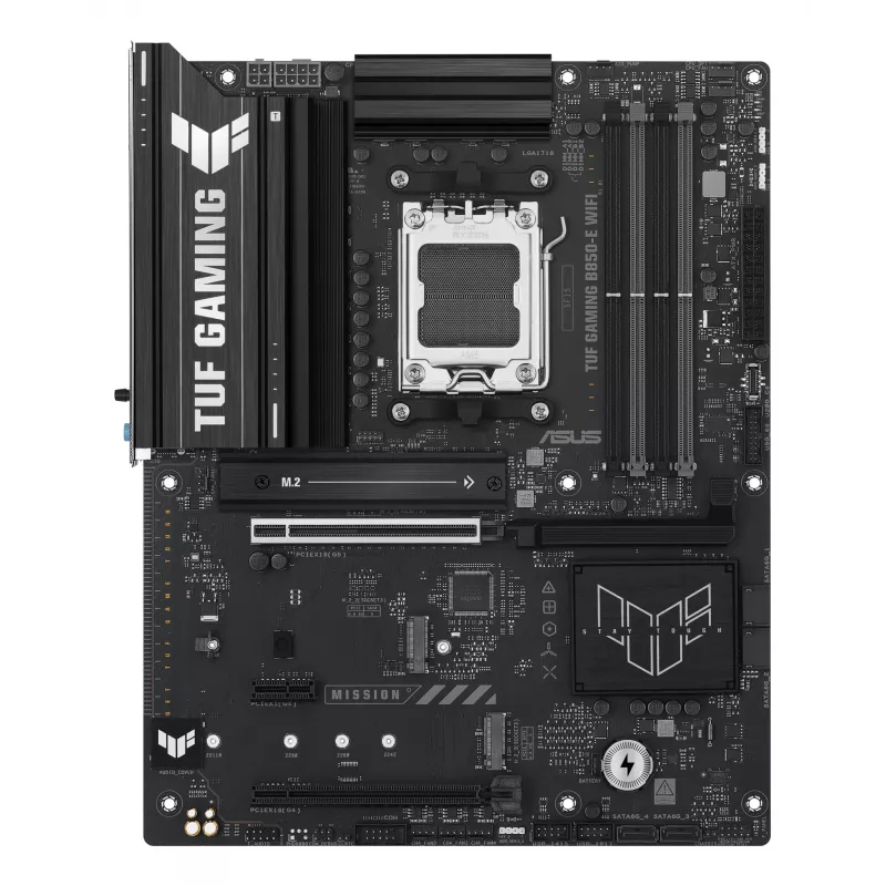 Motherboard ASUS TUF GAMING B850-E WIFI, AMD B850, Socket AM5, ATX, DDR5, 4x DIMM, 3x M.2, Wi‑Fi 6E, 2.5Gb LAN