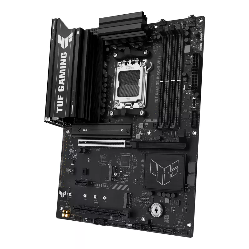 Motherboard ASUS TUF GAMING B850-E WIFI, AMD B850, Socket AM5, ATX, DDR5, 4x DIMM, 3x M.2, Wi‑Fi 6E, 2.5Gb LAN