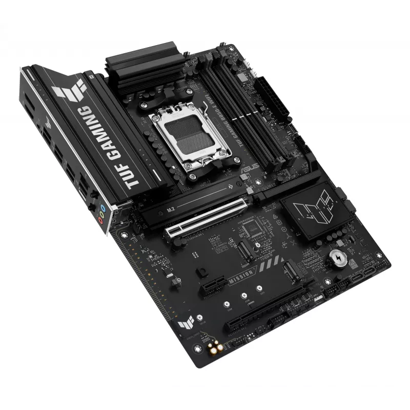 Motherboard ASUS TUF GAMING B850-E WIFI, AMD B850, Socket AM5, ATX, DDR5, 4x DIMM, 3x M.2, Wi‑Fi 6E, 2.5Gb LAN