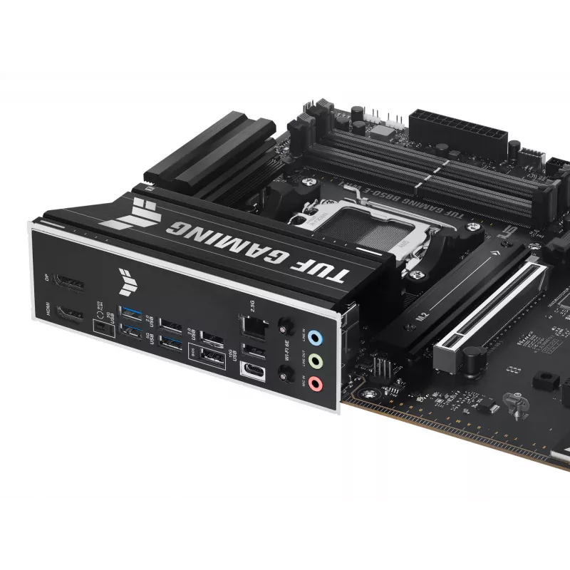 Motherboard ASUS TUF GAMING B850-E WIFI, AMD B850, Socket AM5, ATX, DDR5, 4x DIMM, 3x M.2, Wi‑Fi 6E, 2.5Gb LAN