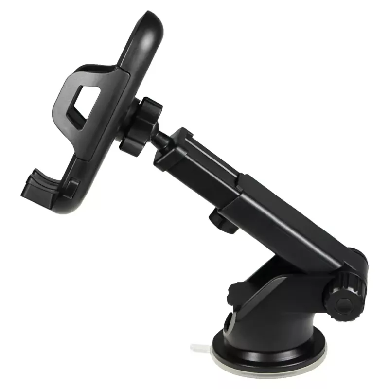 Phone grip SAVIO CH-04, silicone, black, durable protective accessory, weight 163 g