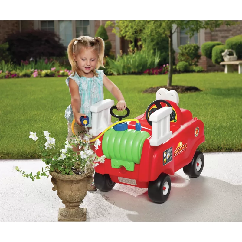 Little Tikes Spray & Rescue Fire Truck, 1.5 yr(s), 4 wheel(s), Plastic, Black, Red, White