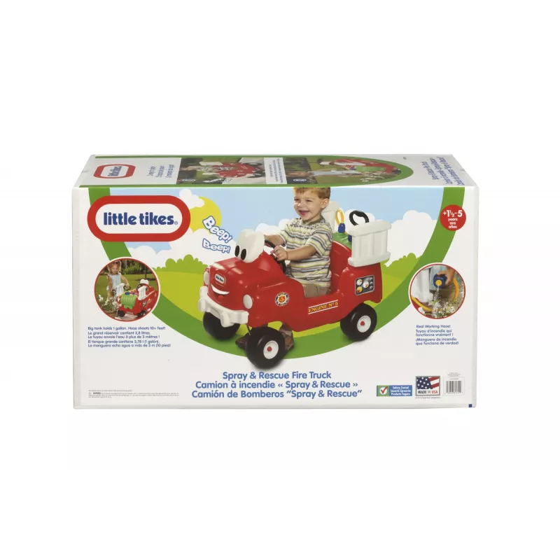 Little Tikes Spray & Rescue Fire Truck, 1.5 yr(s), 4 wheel(s), Plastic, Black, Red, White