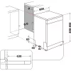 Whirlpool W7F HP33 X Freestanding Dishwasher 15 place settings 43 dB