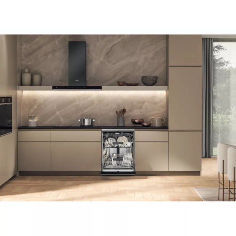 Whirlpool W7F HP33 X Freestanding Dishwasher 15 place settings 43 dB
