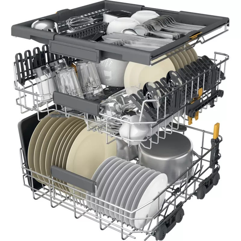 Whirlpool W7F HP33 X Freestanding Dishwasher 15 place settings 43 dB