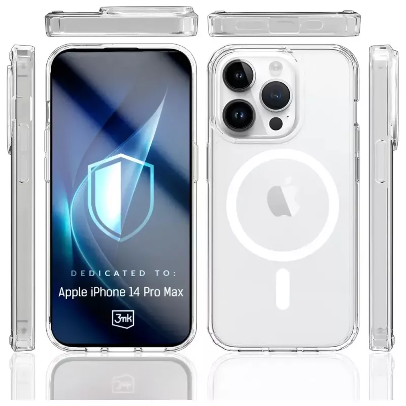 Protective phone case 3MK Armor MagCase for Apple iPhone 14 Pro Max MagSafe compatible durable design