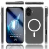 Cover mobile phone case 3MK Armor MagCase for iPhone 16, 6.1 inch (15.5 cm), transparent, PC+TPU