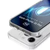 Mobile phone cover 3MK Armor MagCase for iPhone 16 Pro, transparent, for 16 cm (6.3 inch) display, PC+TPU
