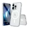 Phone case 3MK Armor MagCase Cover for iPhone 16 Pro Max, fits 17.5 cm (6.9 inch), transparent, PC+TPU