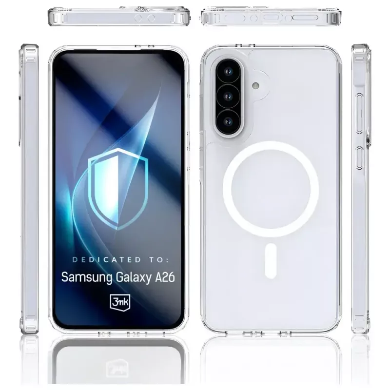 Protective phone case 3MK Armor MagCase for Samsung Galaxy A26 5G — slim durable design