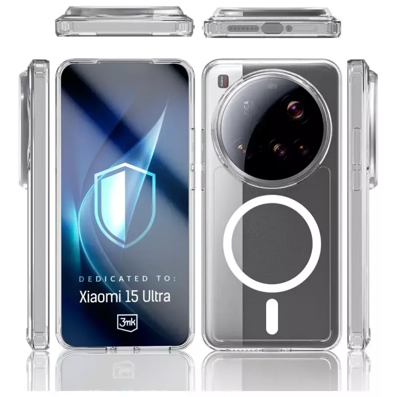 Protective phone case 3MK Armor MagCase for Xiaomi 15 Ultra — durable lightweight magnetic-compatible cover
