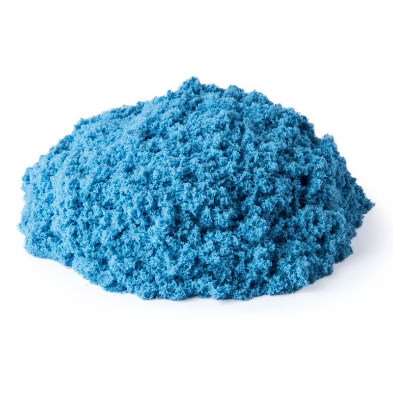 Kinetic Sand , 2lbs Blue Play Sand, Moldable Sensory Toys for Kids, Resealable Bag (Packaging May Vary), for Ages 3 and up