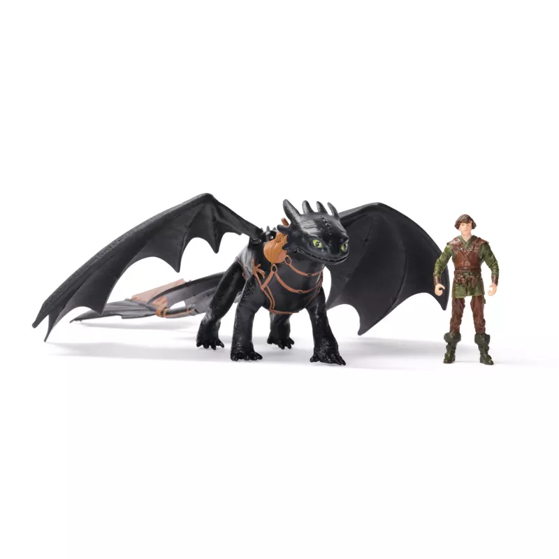 DreamWorks Dragons , How to Train Your Dragon, Toothless & Hiccup, Viking Duo Action Figures, Kids Toys for Boys Ages 4 and up