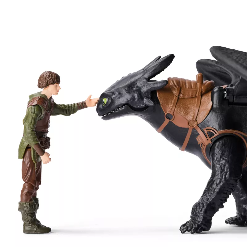 DreamWorks Dragons , How to Train Your Dragon, Toothless & Hiccup, Viking Duo Action Figures, Kids Toys for Boys Ages 4 and up