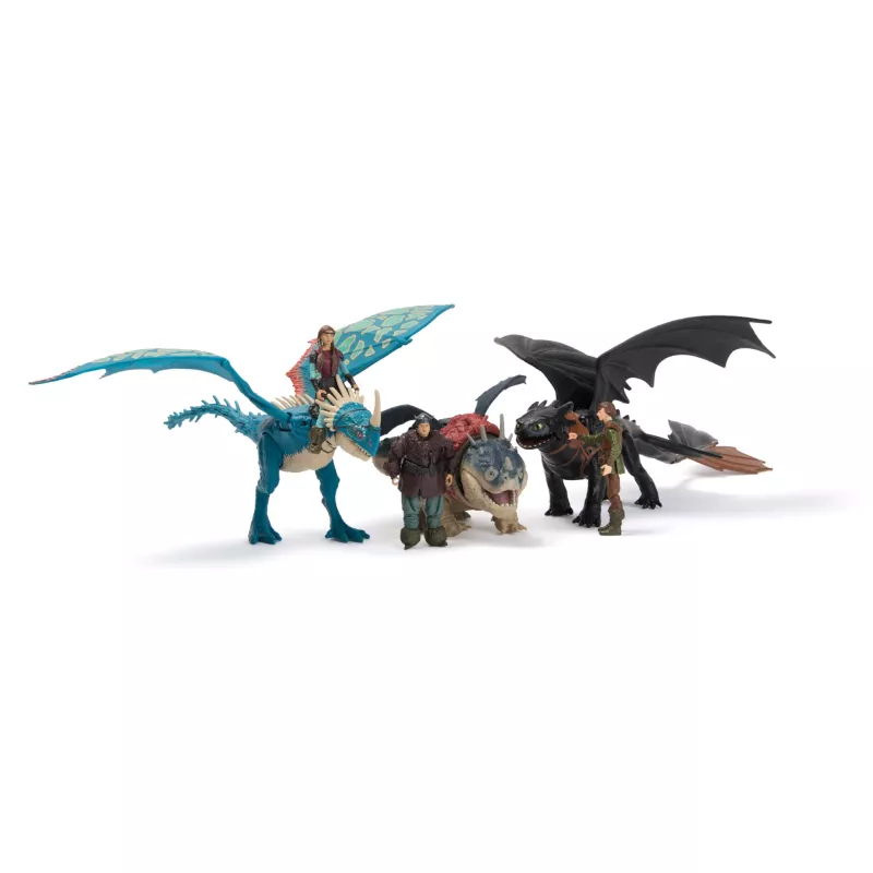 DreamWorks Dragons , How to Train Your Dragon, Toothless & Hiccup, Viking Duo Action Figures, Kids Toys for Boys Ages 4 and up