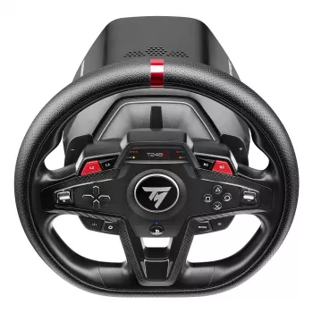 Steering wheel and pedals Thrustmaster T248R Black — USB, hybrid drive, force feedback, LCD display, leather wheel