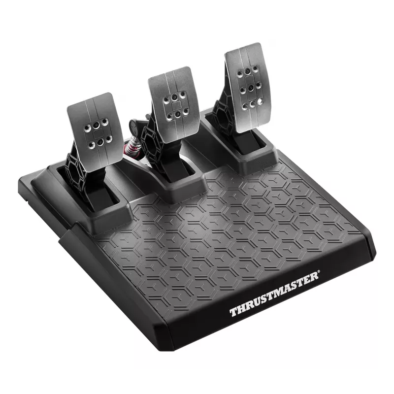 Steering wheel and pedals Thrustmaster T248R Black — USB, hybrid drive, force feedback, LCD display, leather wheel