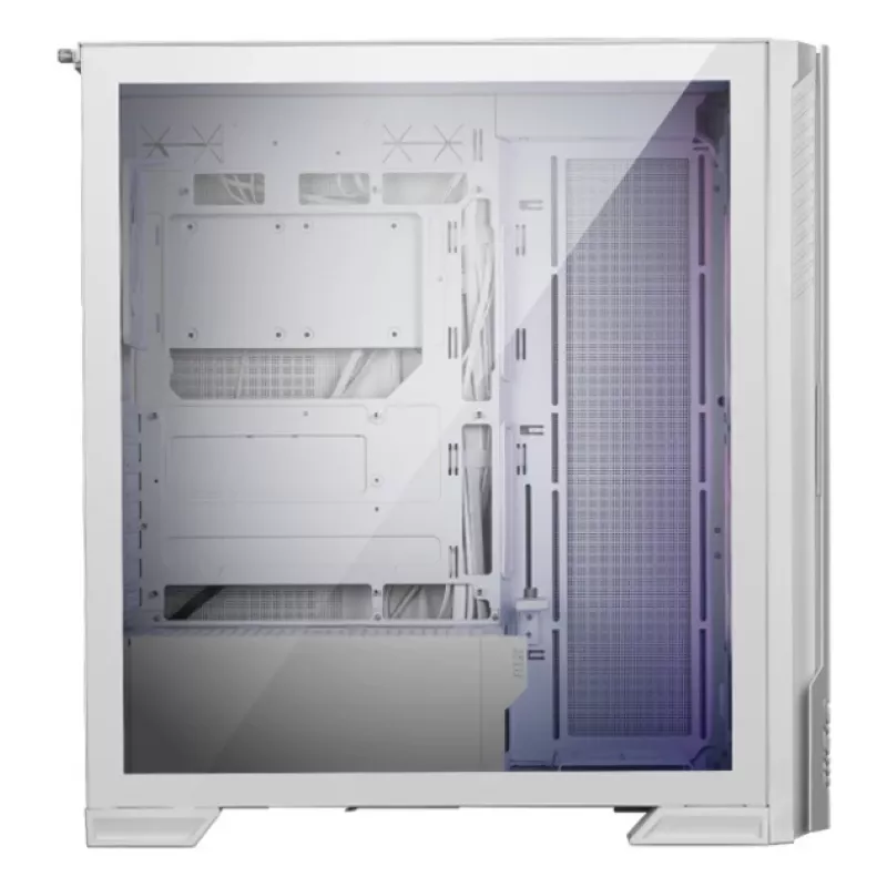 PC case MSI MPG VELOX 300R AIRFLOW PZ Midi Tower White — ATX/EATX/MicroATX/Mini-ITX, 1×3.5 inch, 4×2.5 inch, 2×USB 3.2 Gen1, side window