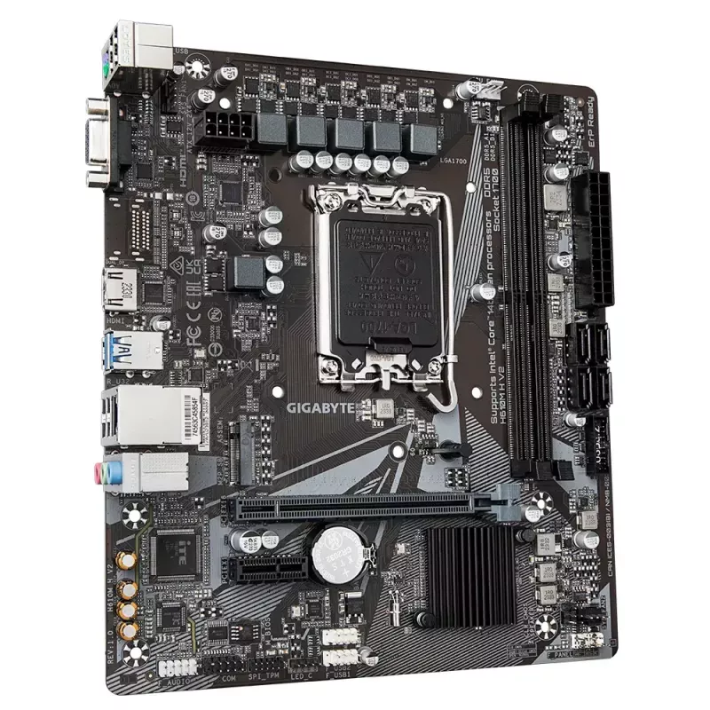 Motherboard GIGABYTE H610M H V2, Intel H610, LGA 1700, Micro ATX