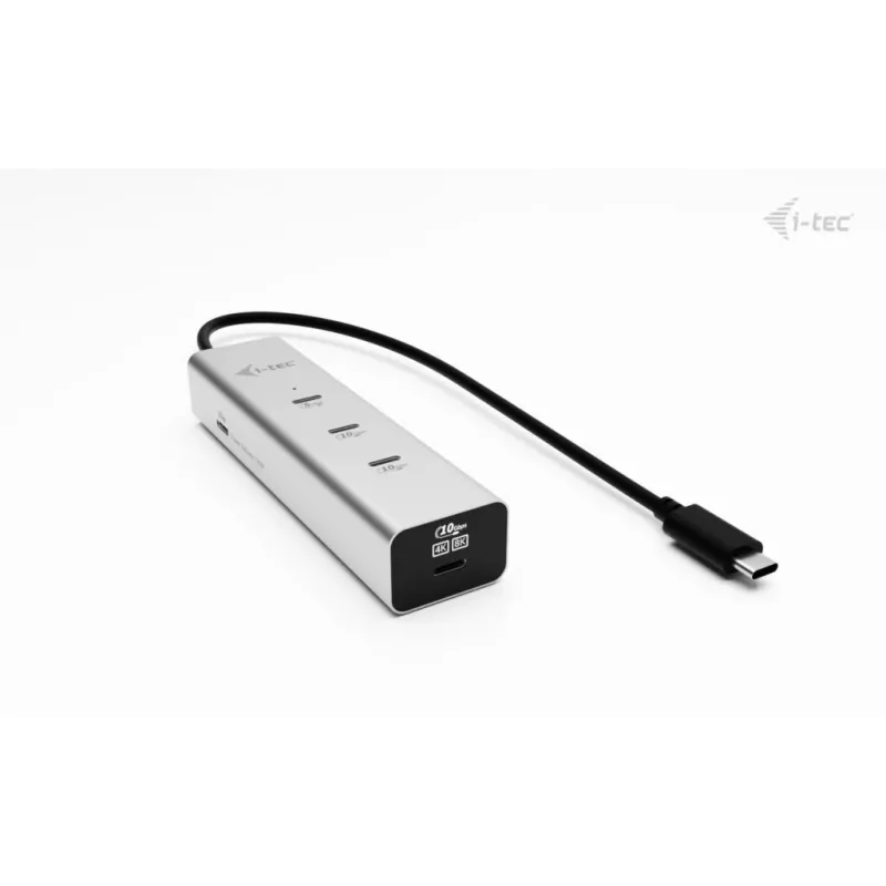 i-tec Metal USB-C Charging HUB 5port with USB-C video 8K + Power Delivery 85W