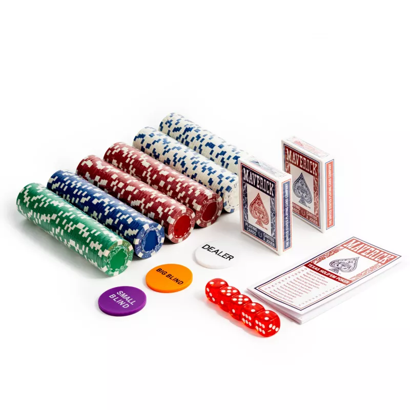 Poker set Cartamundi Maverick — plastic chips 11.5 g, case 385×240×65 mm