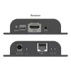 DIGITUS HDMI IP Extender Set - 4K/60Hz 120/200 m, One-to-Many, CAT, Black