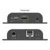 DIGITUS HDMI IP Extender Set - 4K/60Hz 120/200 m, One-to-Many, CAT, Black