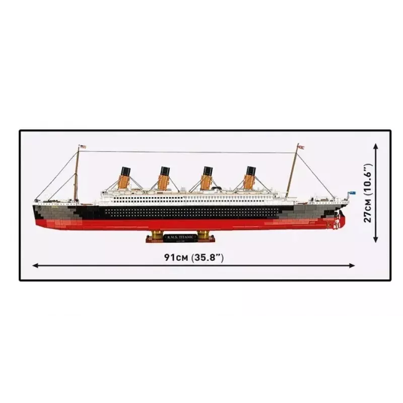 Construction set Cobi R.M.S. Titanic model, 3,260 plastic blocks (COBI-1686)