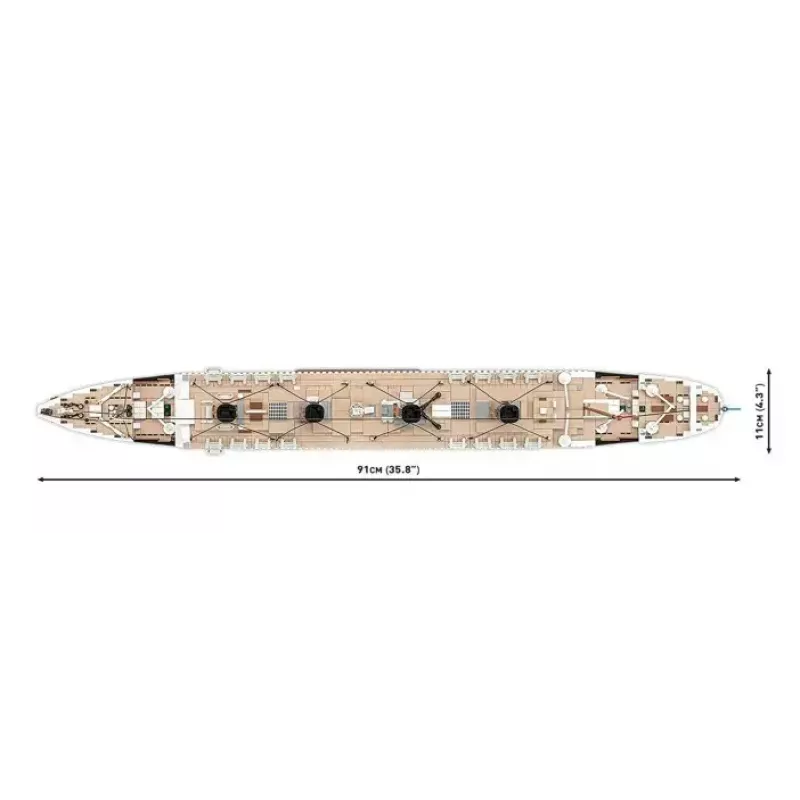 Construction set Cobi R.M.S. Titanic model, 3,260 plastic blocks (COBI-1686)