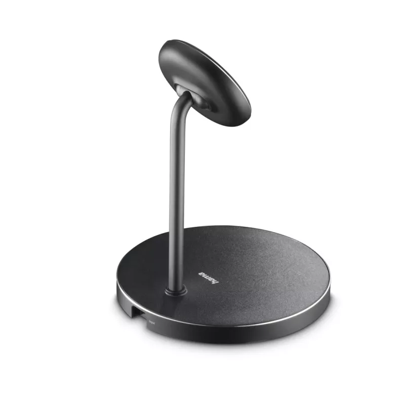 Hama 00201737 mobile device charger Headphones, Smartphone Black USB Wireless charging Fast charging Indoor