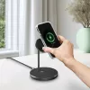 Hama 00201737 mobile device charger Headphones, Smartphone Black USB Wireless charging Fast charging Indoor