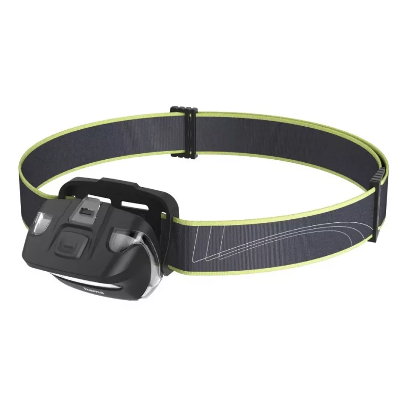 Hama HL110 Black, Blue, Yellow Headband flashlight COB LED