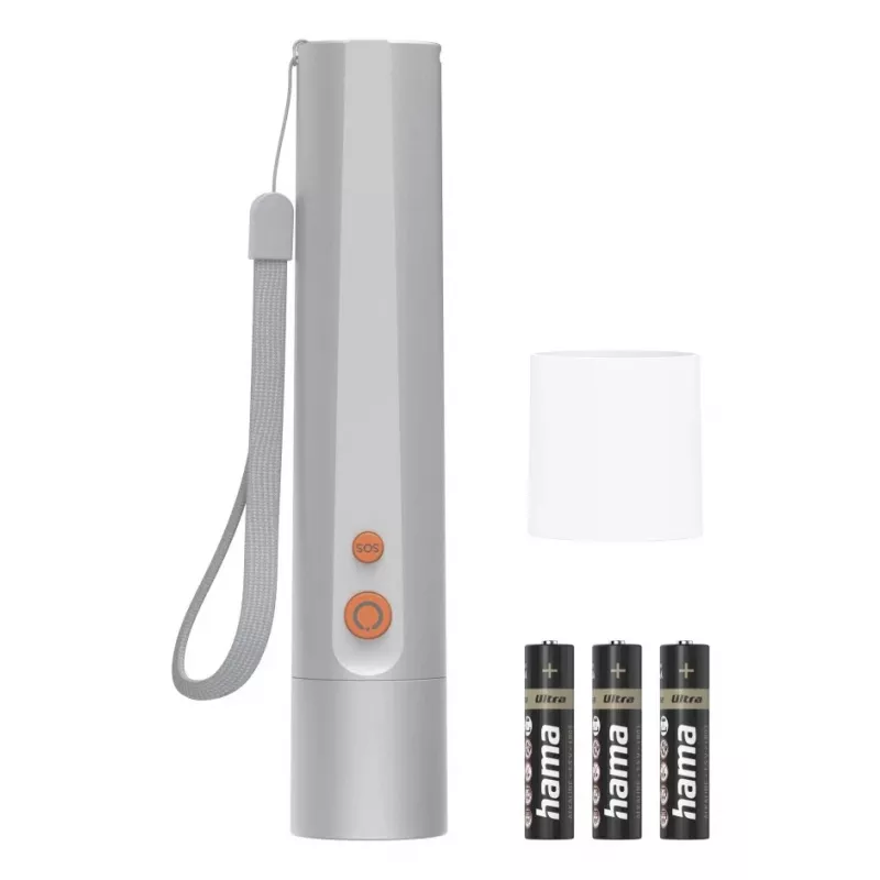Hand flashlight Hama FL250 LED 3W Aluminium Silver