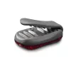 Hama LED warning light with clip, 2 pcs, 3 light modes, IP44, CR2032 battery, black/red