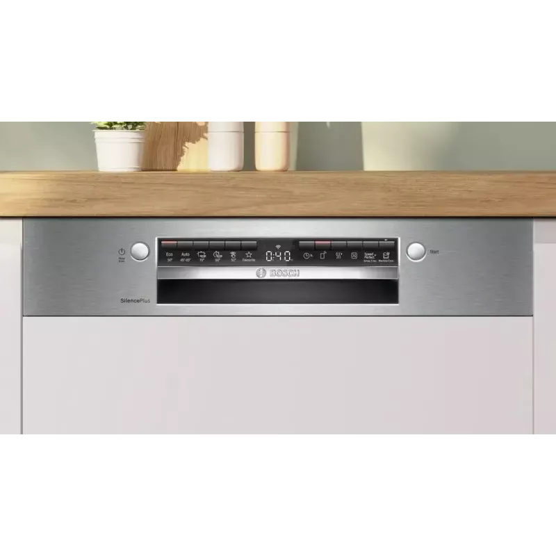 Built-in dishwasher Bosch SMI4ECS28E — 14 place settings, 6 programs, A energy class, 42 dB