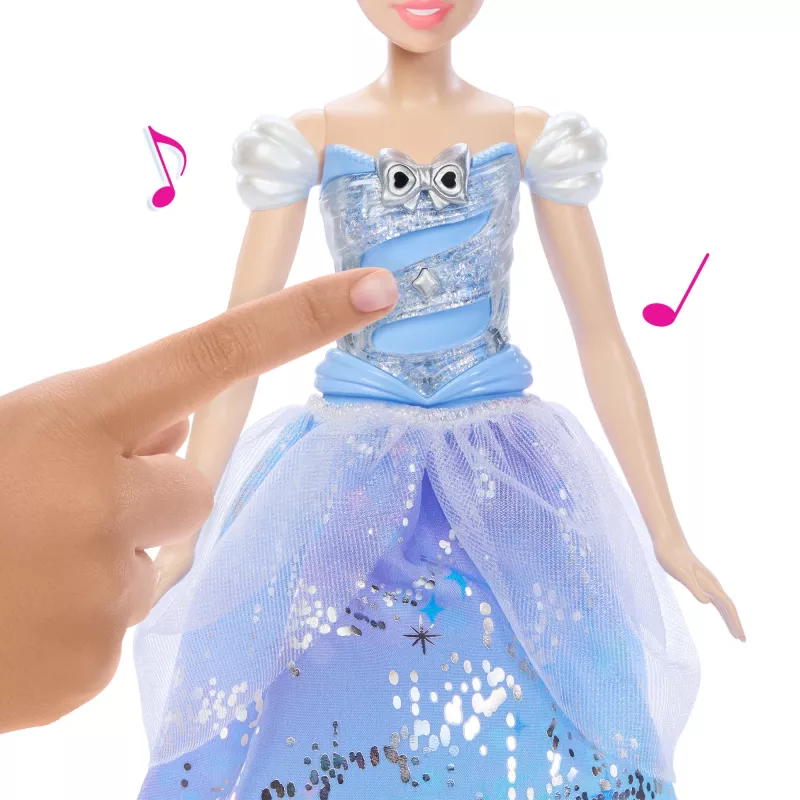Disney Princess Enchanted Ballgown Cinderella Fashion Doll with Lights & Sounds, Inspired by Movie