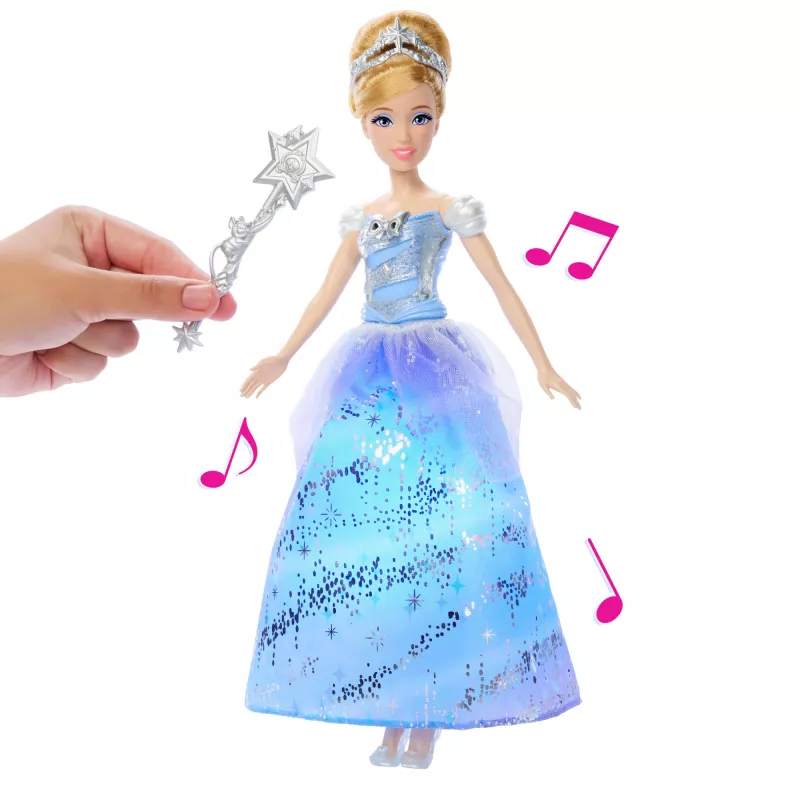 Disney Princess Enchanted Ballgown Cinderella Fashion Doll with Lights & Sounds, Inspired by Movie