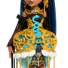 Monster High Scary Sweet Birthday Cleo De Nile Doll in Party Dress with Balloon & Gift