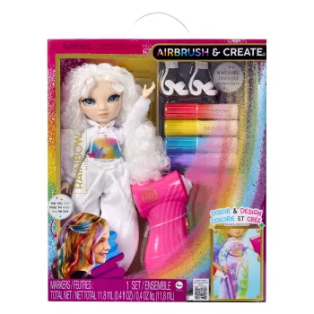 Rainbow High Air Brush & Create Fashion Dolls -Green Eyes, Fashion doll, Female, 4 yr(s), Boy/Girl, 280 mm, Multicolour
