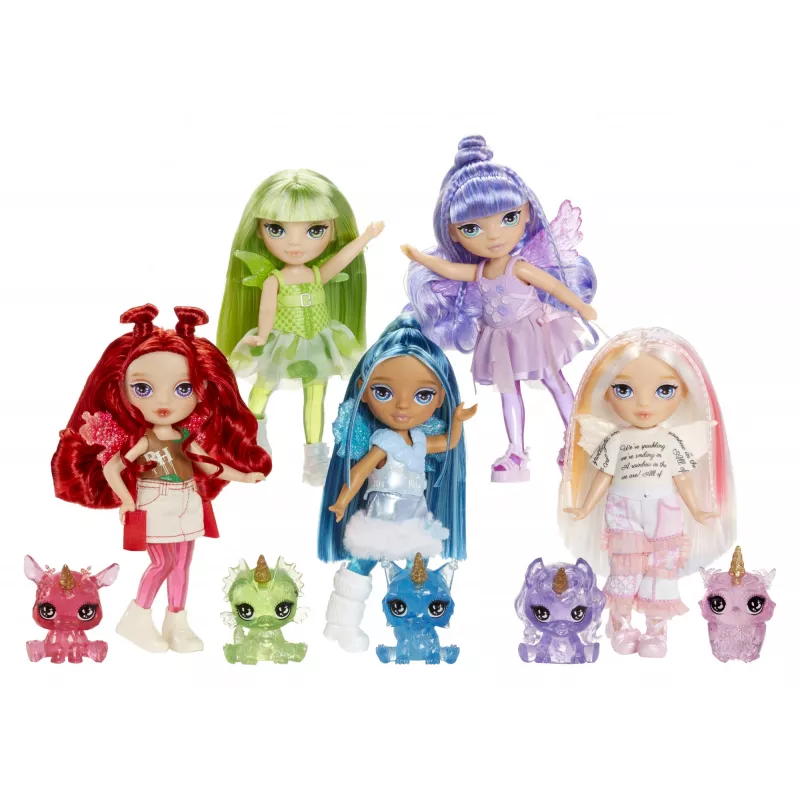 Rainbow High Littles Rainbow Fantasy Fairies Doll- Sapphire (blue)